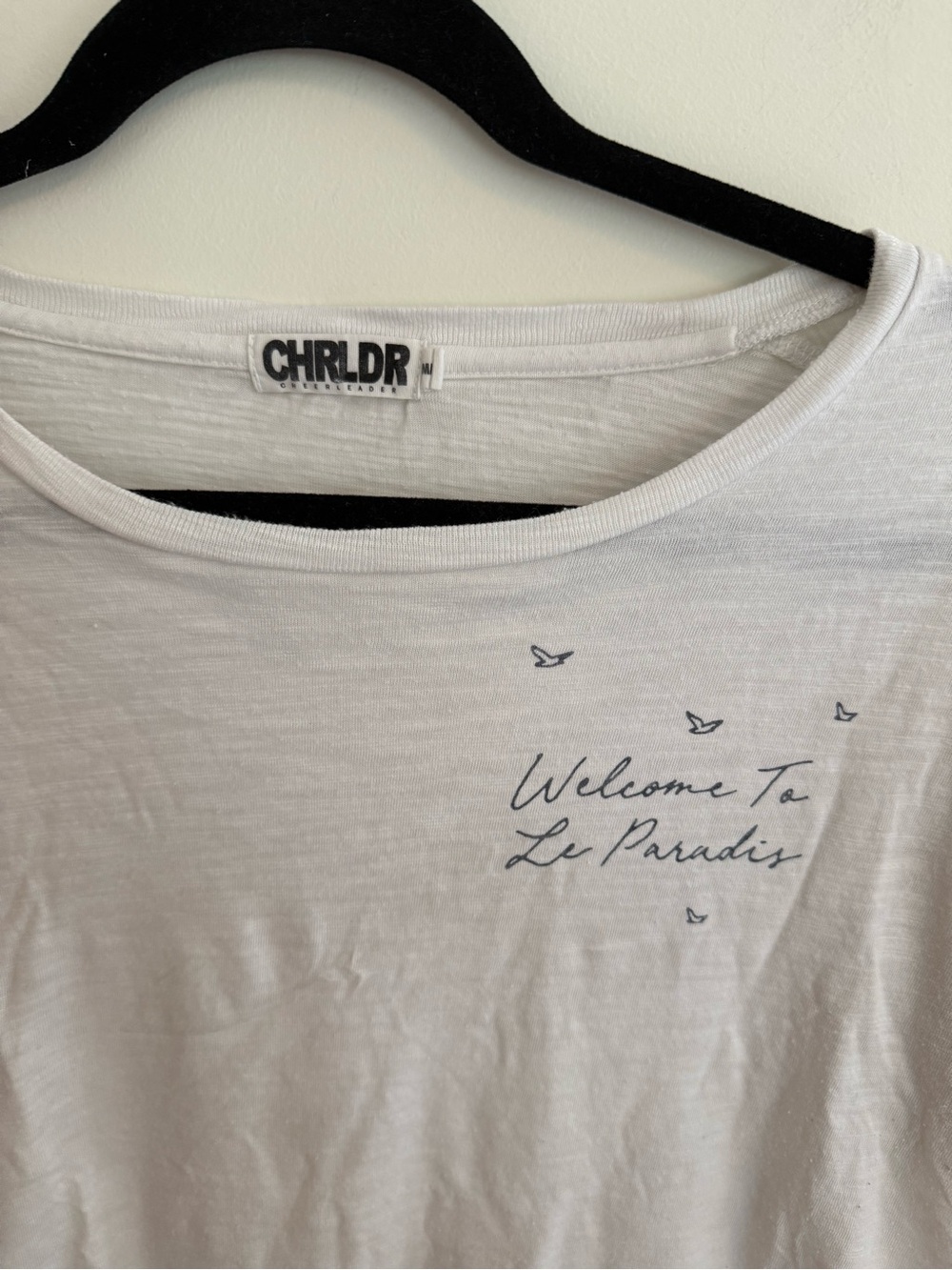 CHRLDR Cote D’Arzur “Welcome to Paradise” Crewneck Tee - Picture 5 of 5